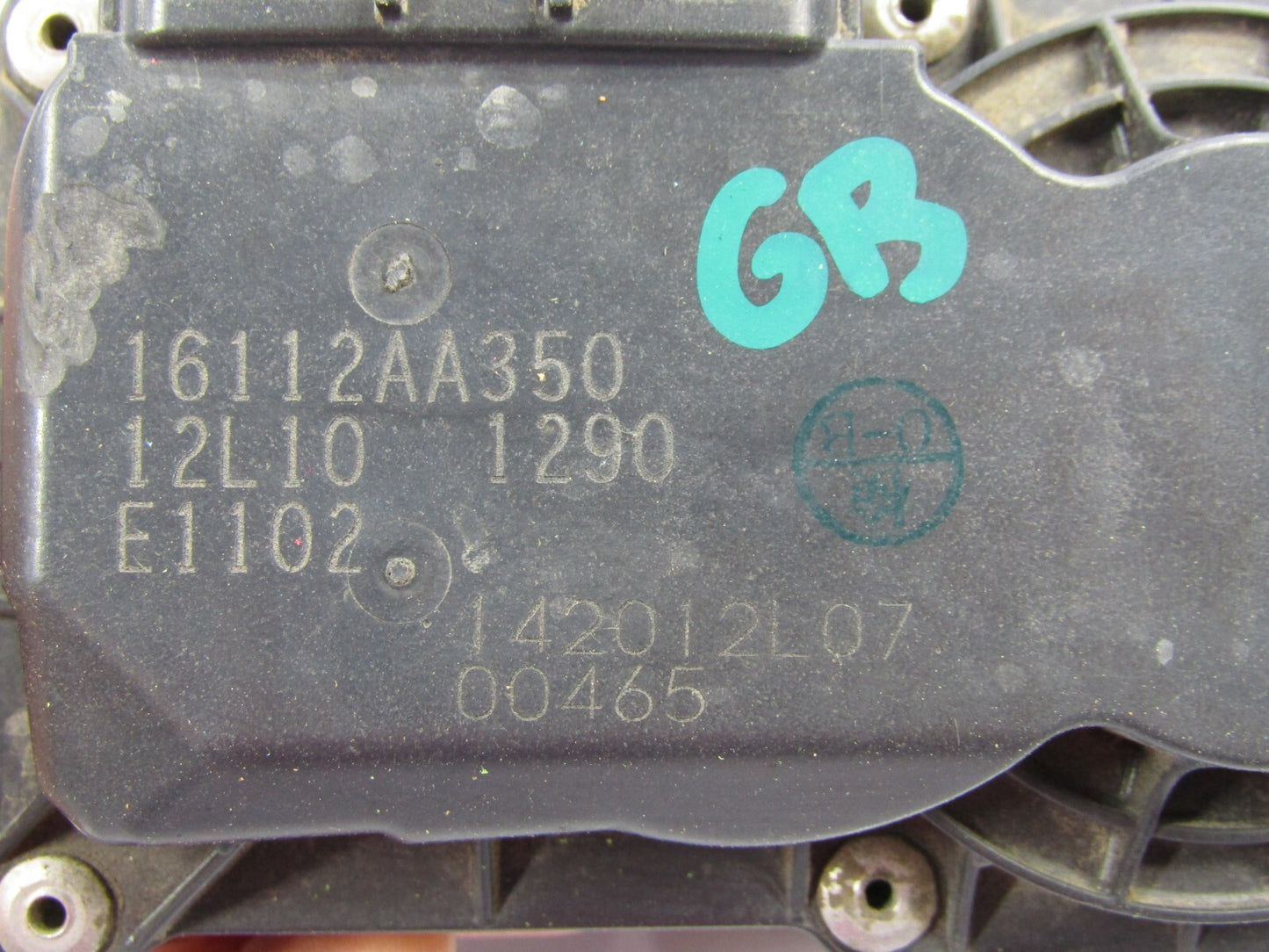 2010-2012 Subaru Outback Throttle Body Throttle Valve 16112AA350 OEM