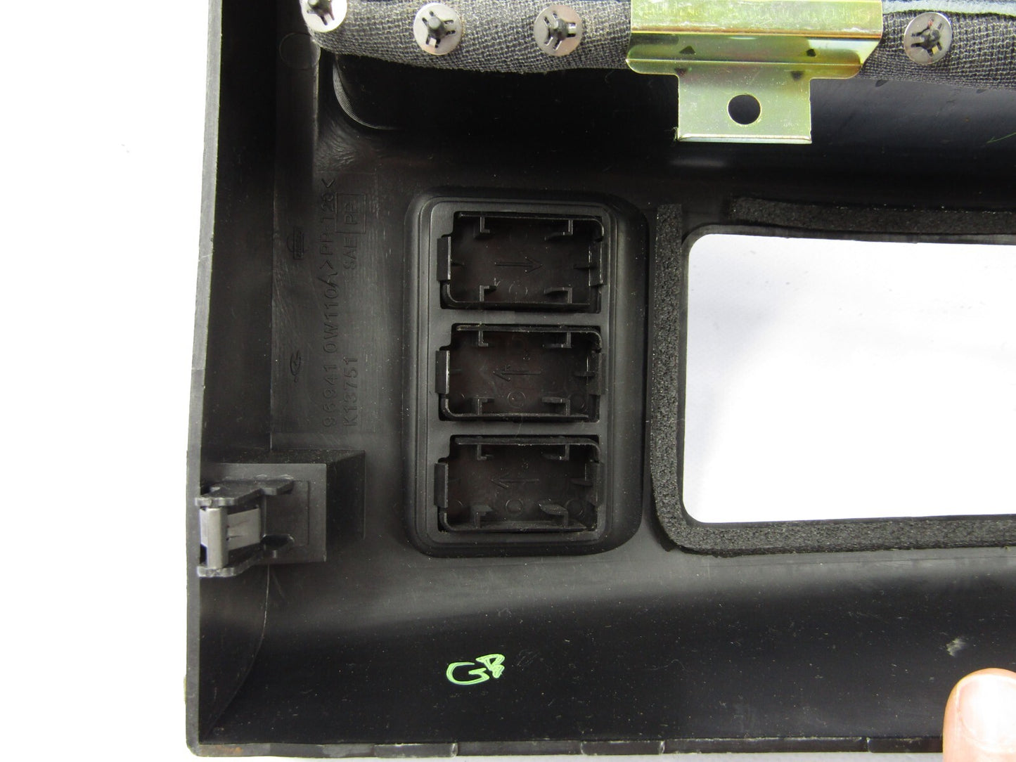 1996-2000 Nissan Pathfinder Shift Drive Black Bezel Assembly Trim OEM