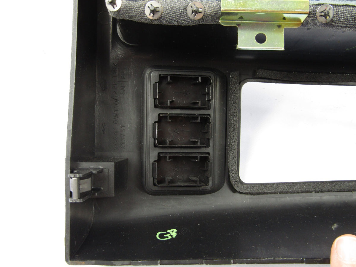 1996-2000 Nissan Pathfinder Shift Drive Black Bezel Assembly Trim OEM 96941OW110