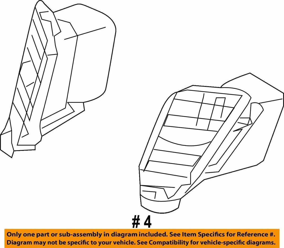 10-14 Subaru Outback Dash Center Air Vent Cubby Bezel Assembly OEM 66110AJ02A