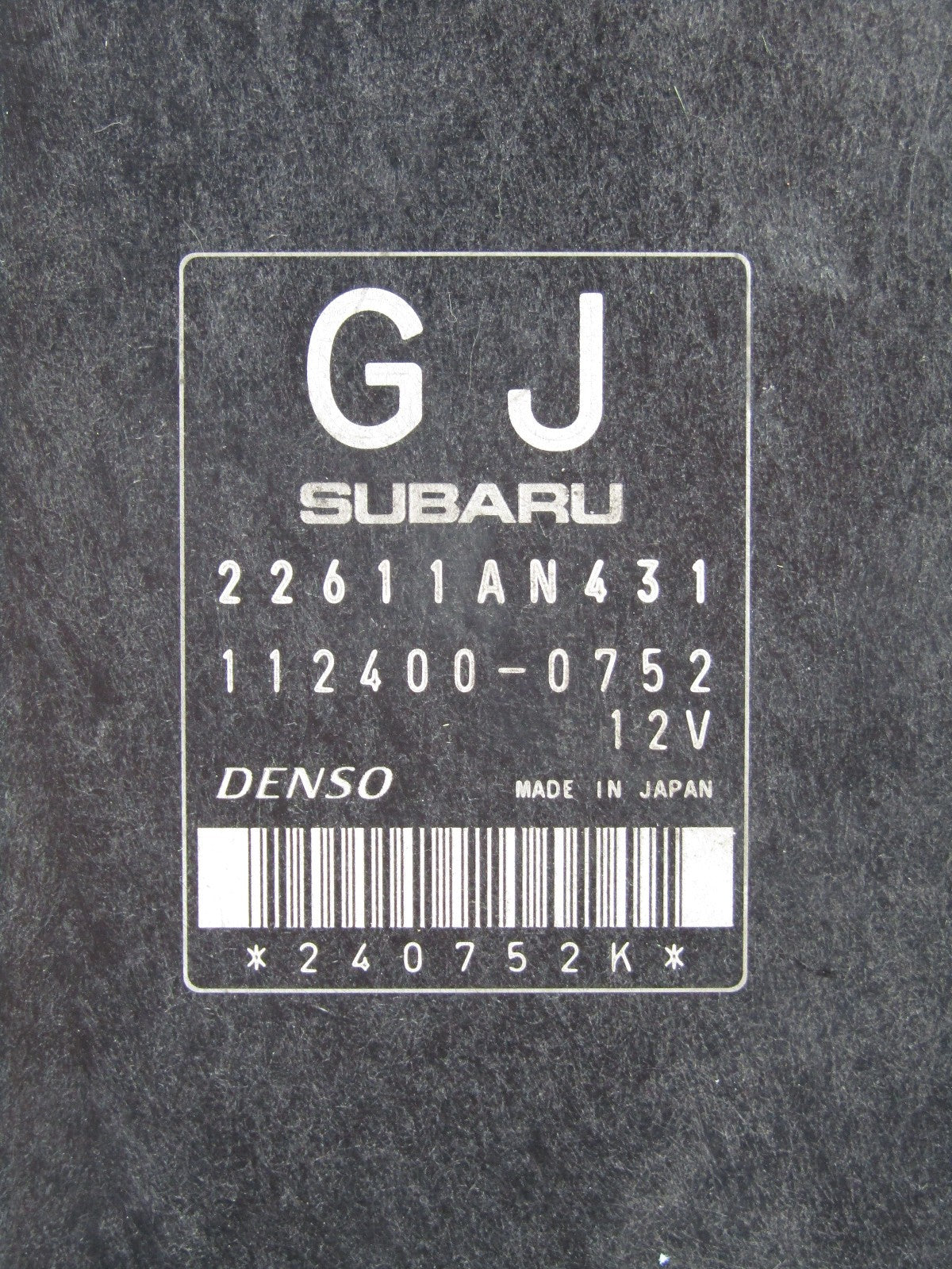 2009 Subaru Forester Gj ECU ECM Engine Computer 2.5L AT 22611AN431 OEM