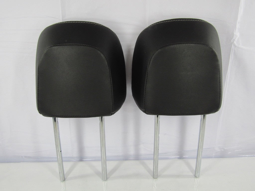 2014-2018 Subaru Forester Front Headrest Set Black Leather OEM