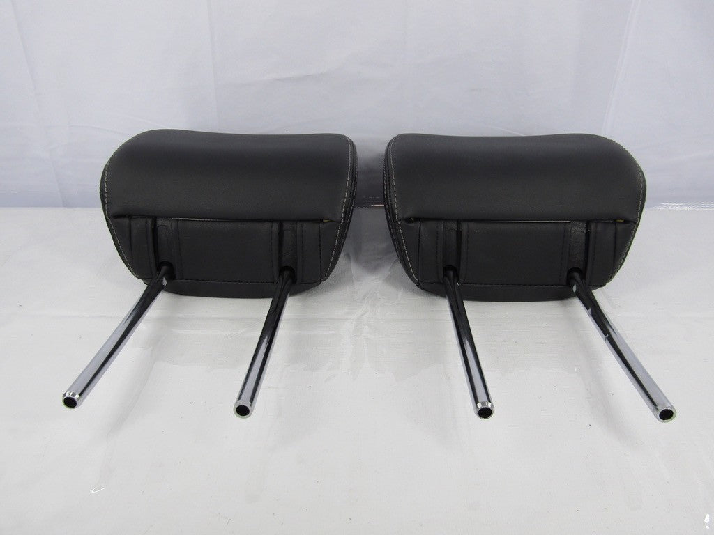 2014-2018 Subaru Forester Front Headrest Set Black Leather OEM