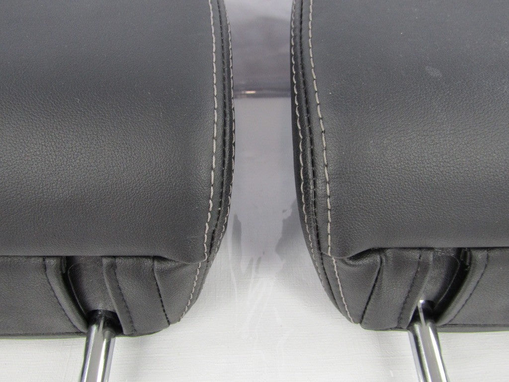 2014-2018 Subaru Forester Front Headrest Set Black Leather OEM