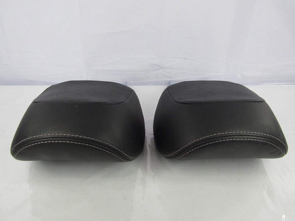 2014-2018 Subaru Forester Front Headrest Set Black Leather OEM