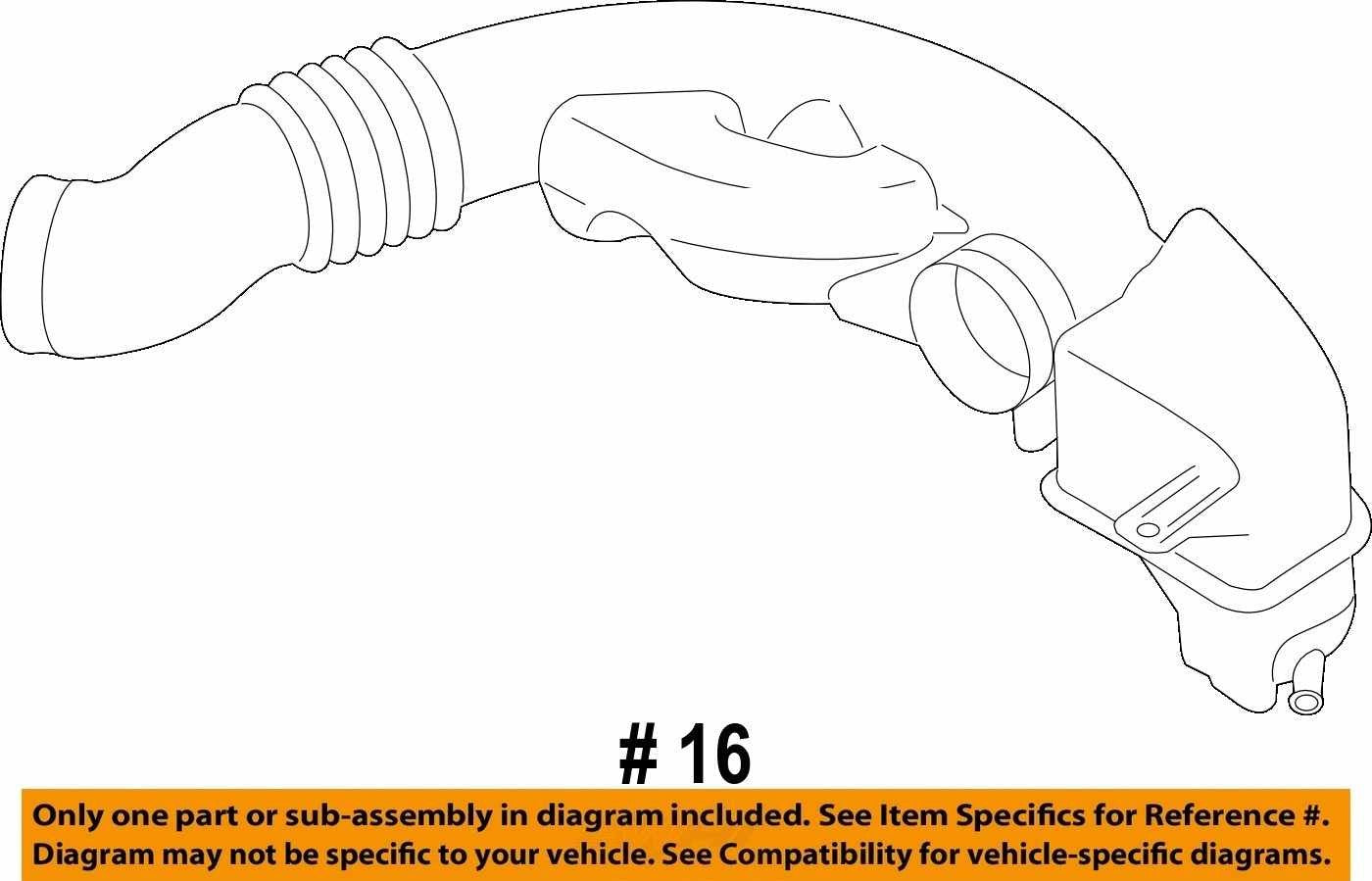 2014-2018 Subaru Forester Air Cleaner Intake Boot Duct Hose 14456AA440 OEM