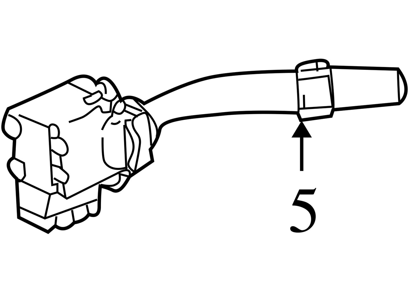 1998-2002 Lexus LX470 Lexus Windshield Wiper Switch Assembly