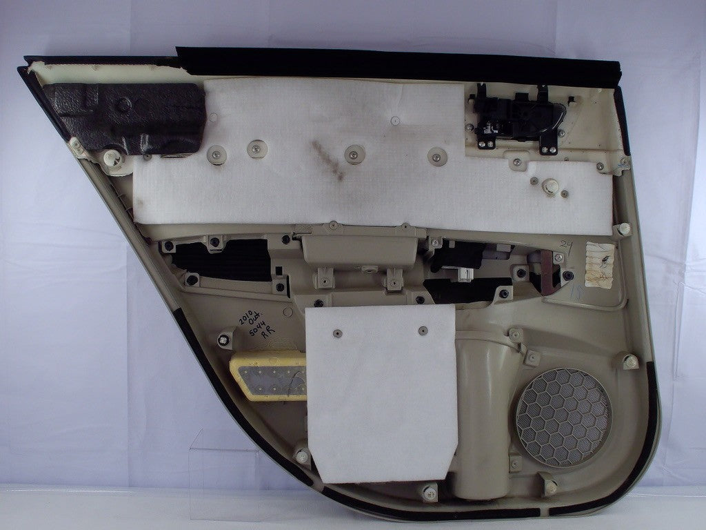 2010-2014 Subaru Outback Right Rear Interior Door Panel Card Ivory Leather OEM