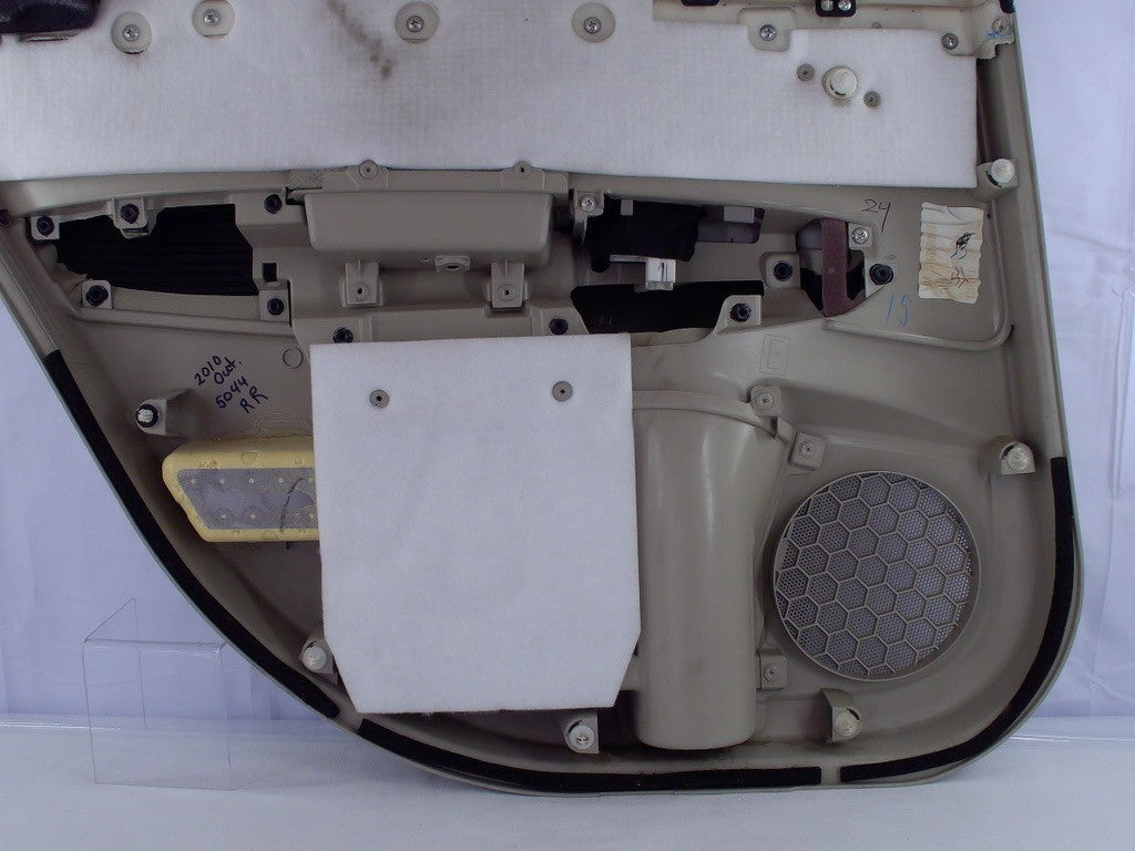 2010-2014 Subaru Outback Right Rear Interior Door Panel Card Ivory Leather OEM