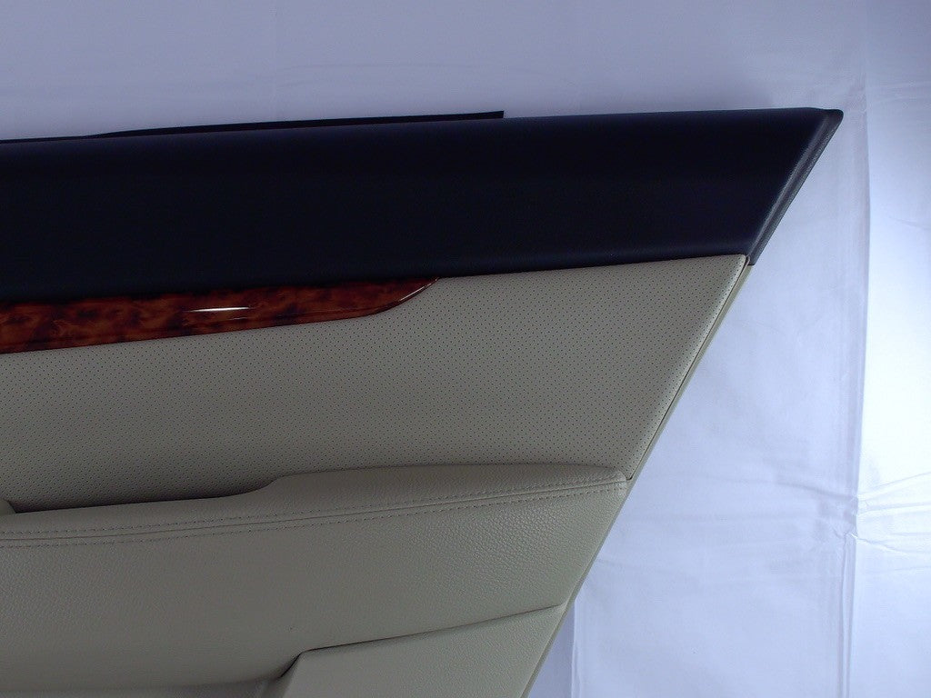2010-2014 Subaru Outback Right Rear Interior Door Panel Card Ivory Leather OEM