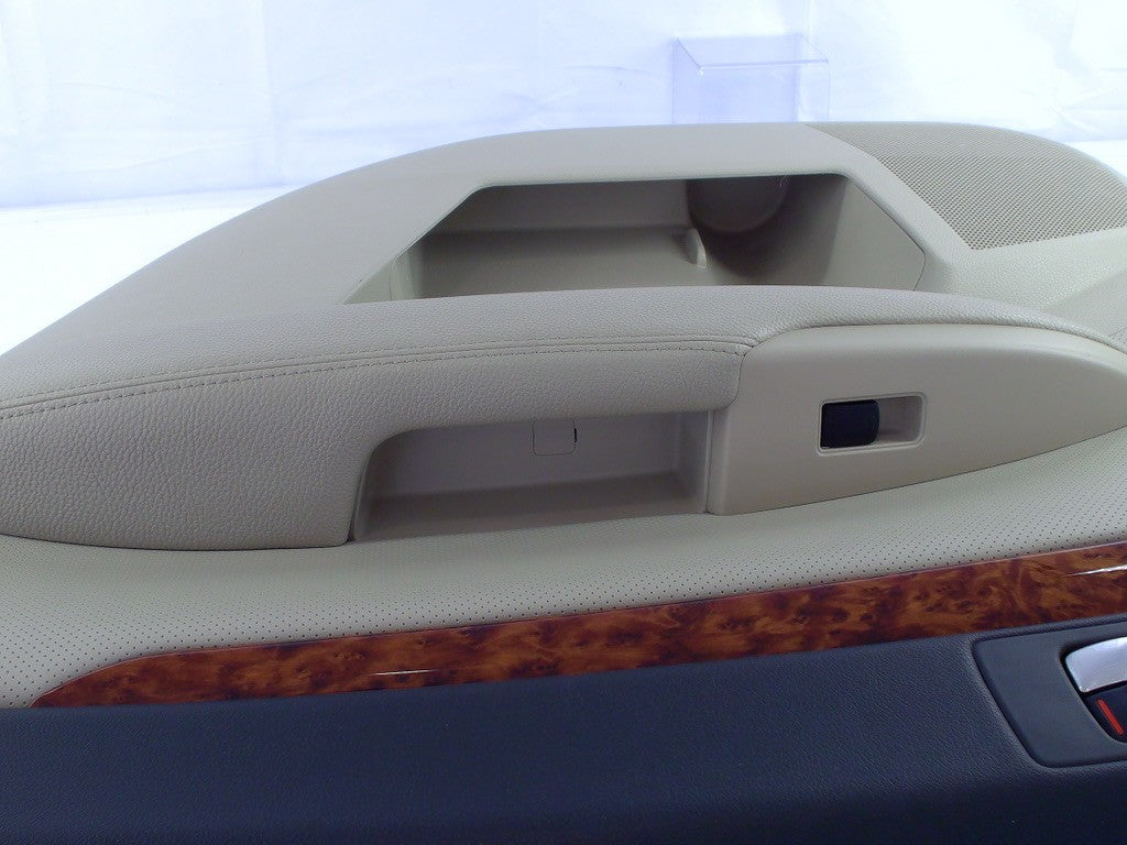 2010-2014 Subaru Outback Right Rear Interior Door Panel Card Ivory Leather OEM