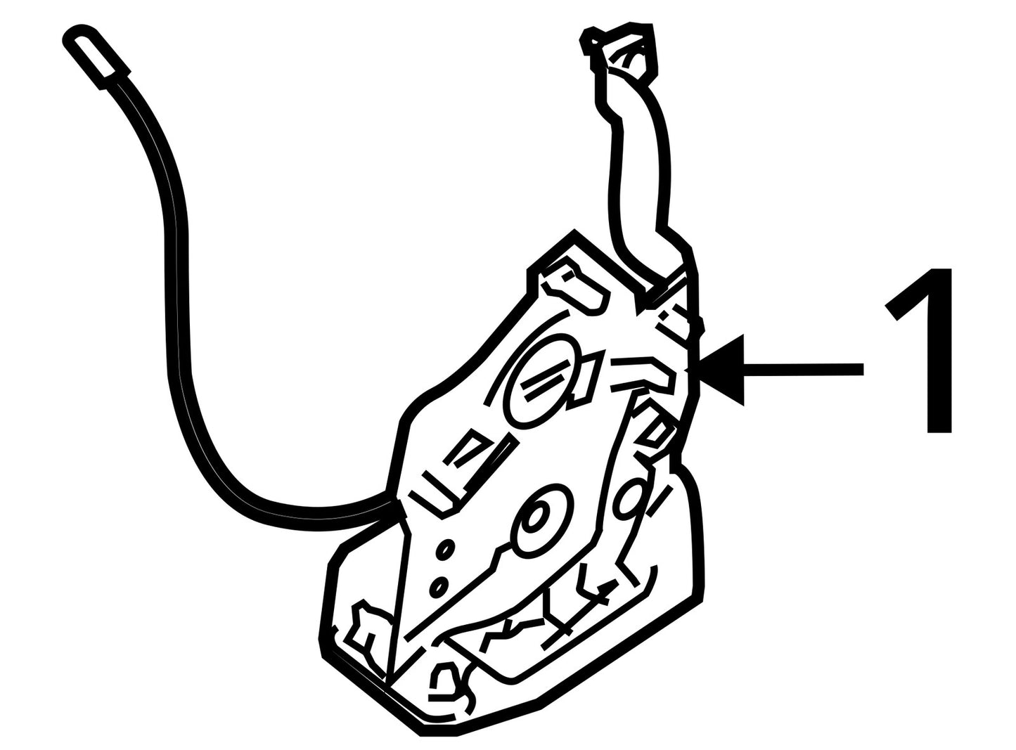 2004-2015 Nissan Armada Power Lift Gate Latch Actuator Motor 90502-7S400 OEM