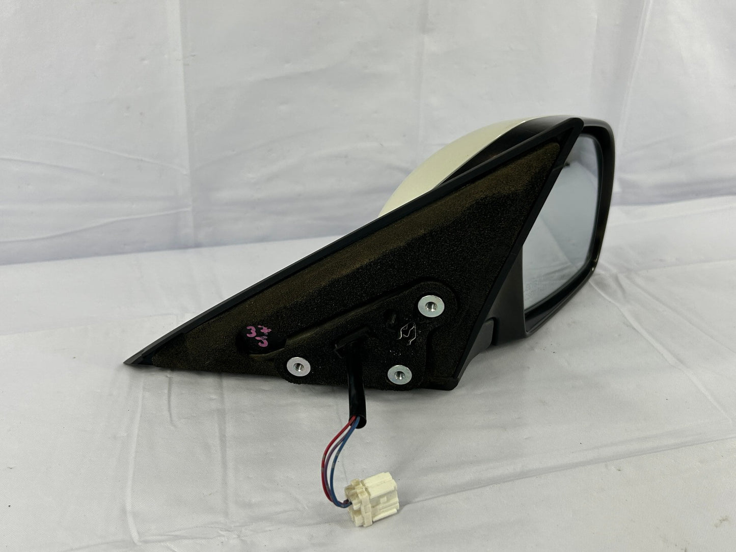 2008-2010 Subaru Impreza Right Side View 3-WIRE Mirror 37J White Not Heated OEM