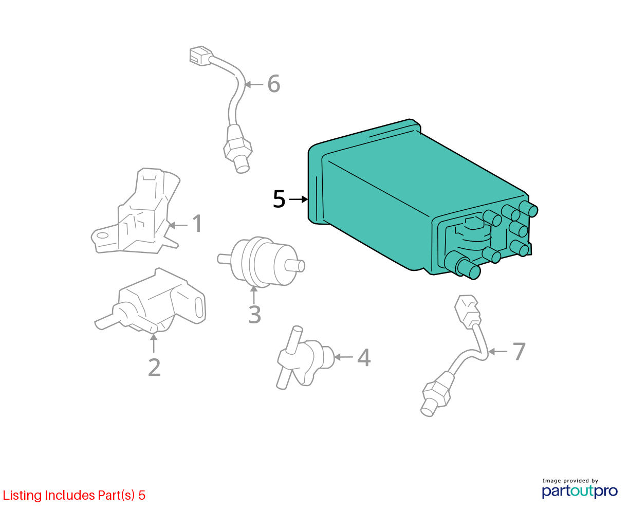 2000-2006 Toyota Tundra Vapor Canister 777300C020 OEM