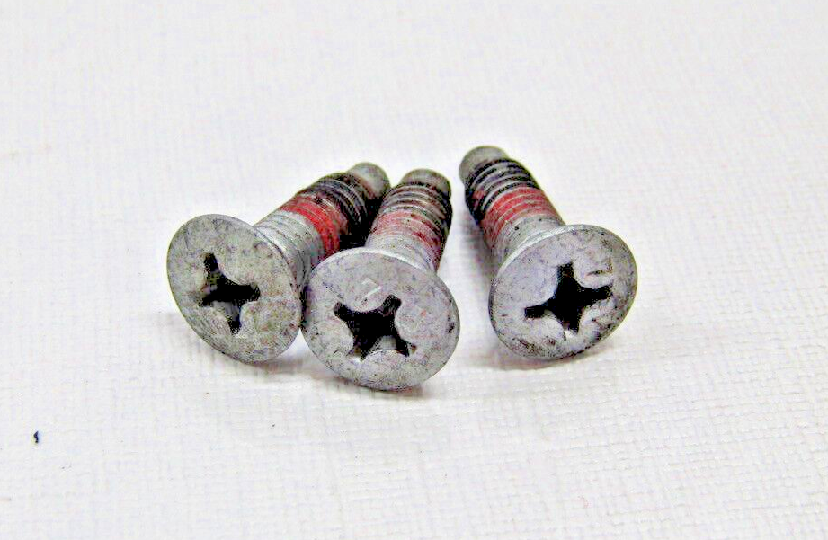1998-2001 Subaru Impreza Set Of 3 Door Latch Lock Mounting Screw Bolt OEM