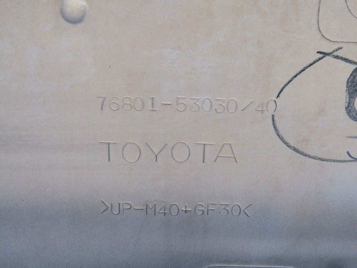 2006-2008 Lexus IS250 Trunk Lid License Plate Panel OEM 76801-53030