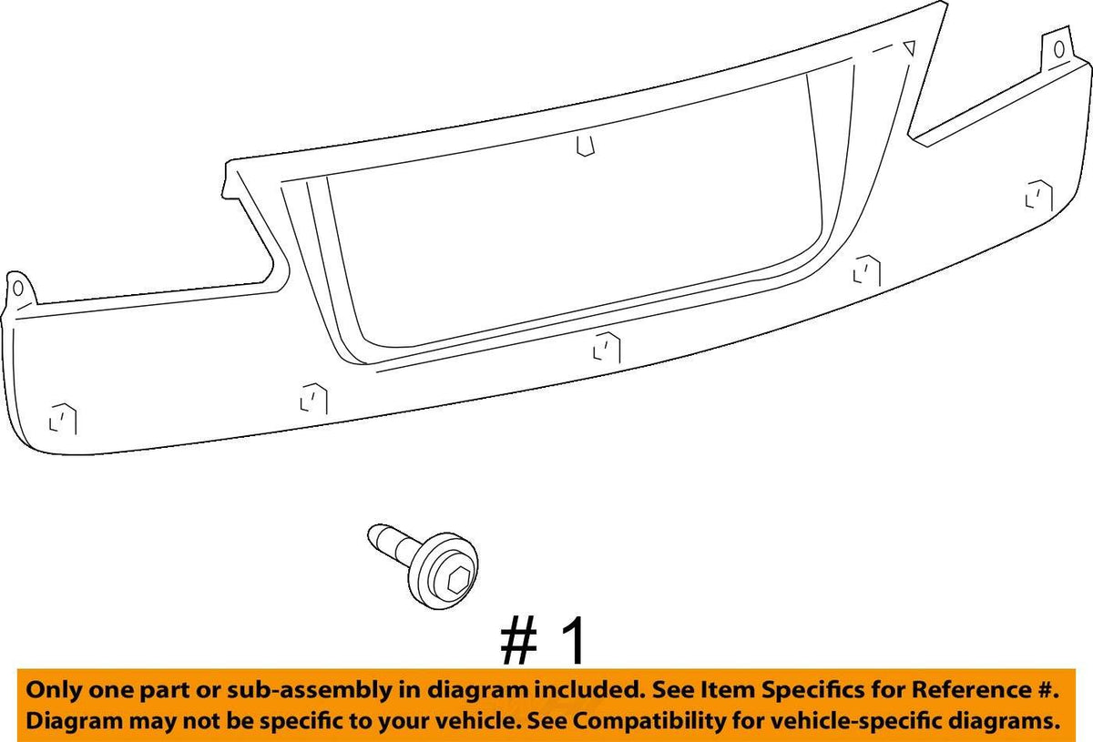 2006-2008 Lexus IS250 Trunk Lid License Plate Panel OEM 76801-53030