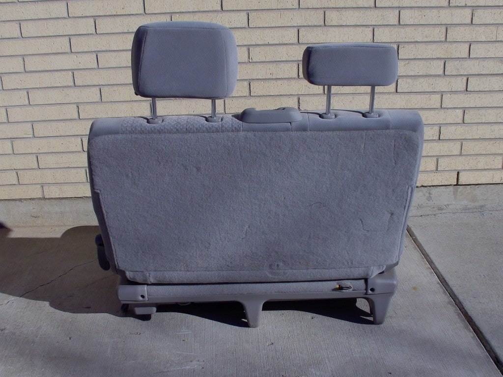 2004-2006 Toyota Tundra Crew Cab Left Rear Seat Cloth Gray OEM