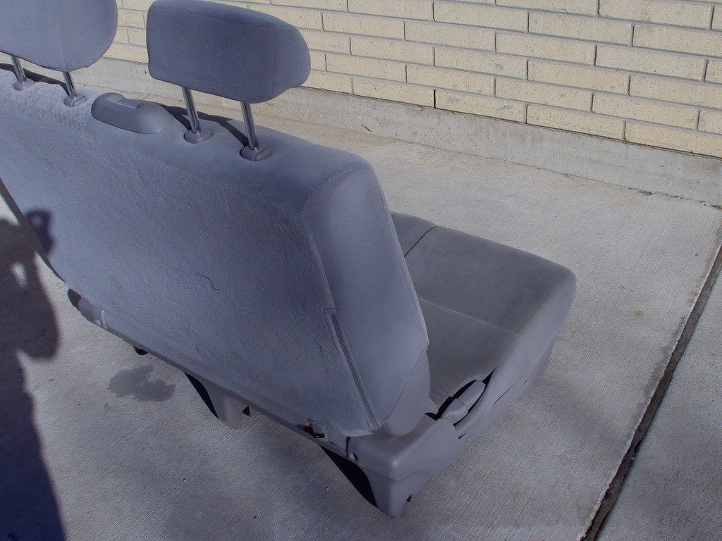 2004-2006 Toyota Tundra Crew Cab Left Rear Seat Cloth Gray OEM