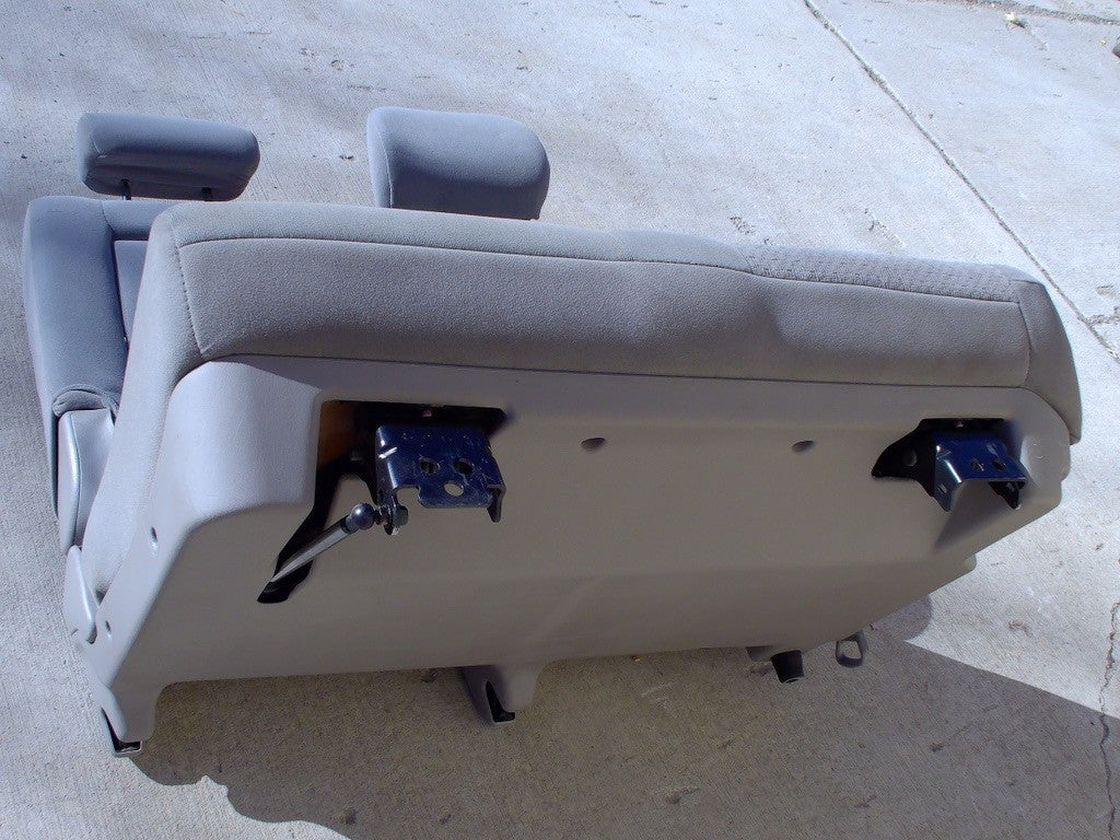 2004-2006 Toyota Tundra Crew Cab Left Rear Seat Cloth Gray OEM