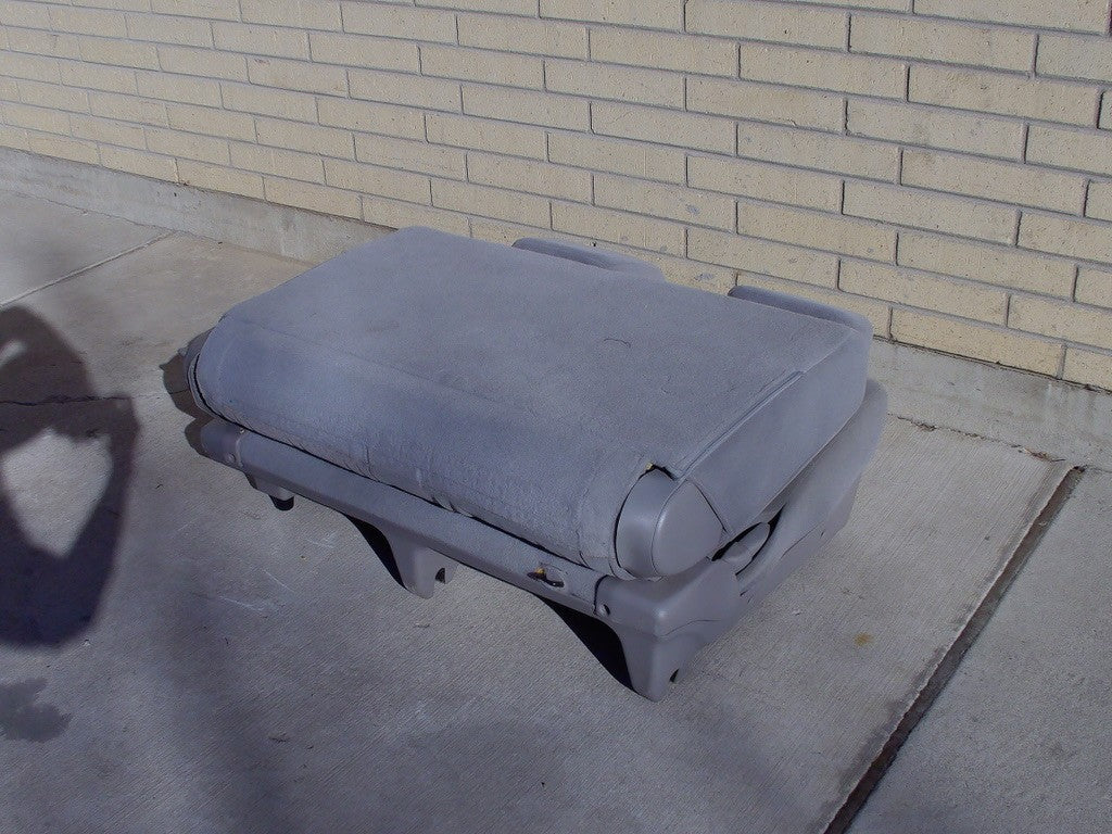 2004-2006 Toyota Tundra Crew Cab Left Rear Seat Cloth Gray OEM