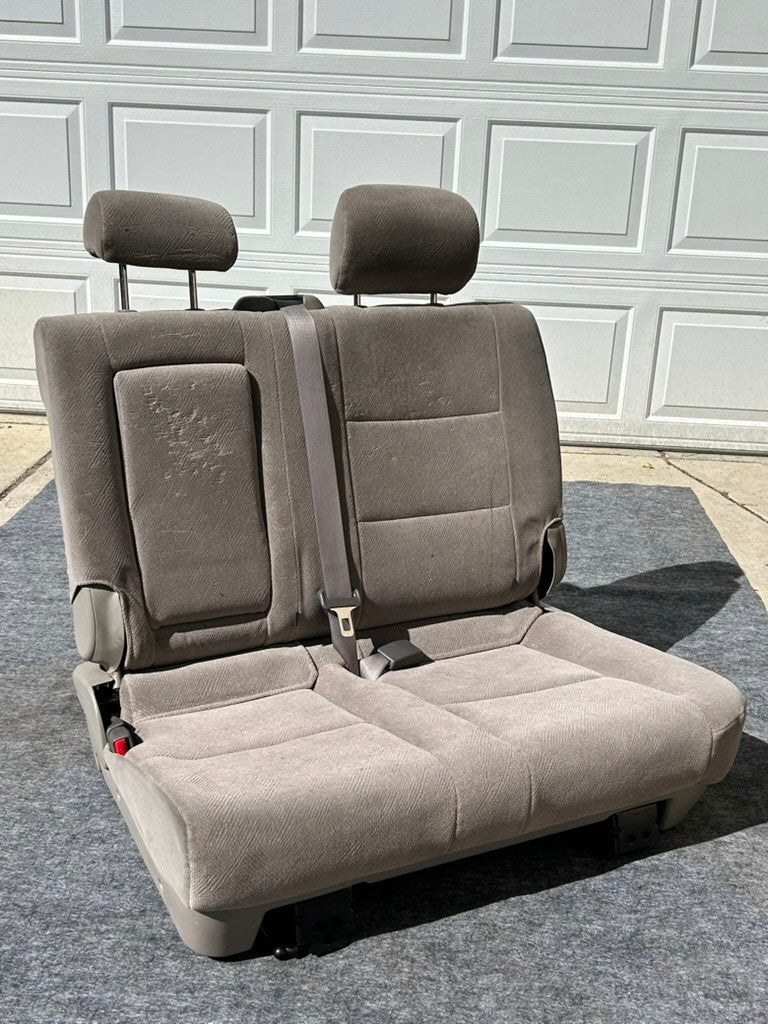 2001-2004 Toyota Sequoia Rear Second Bench Seat Left Gray Cloth OEM