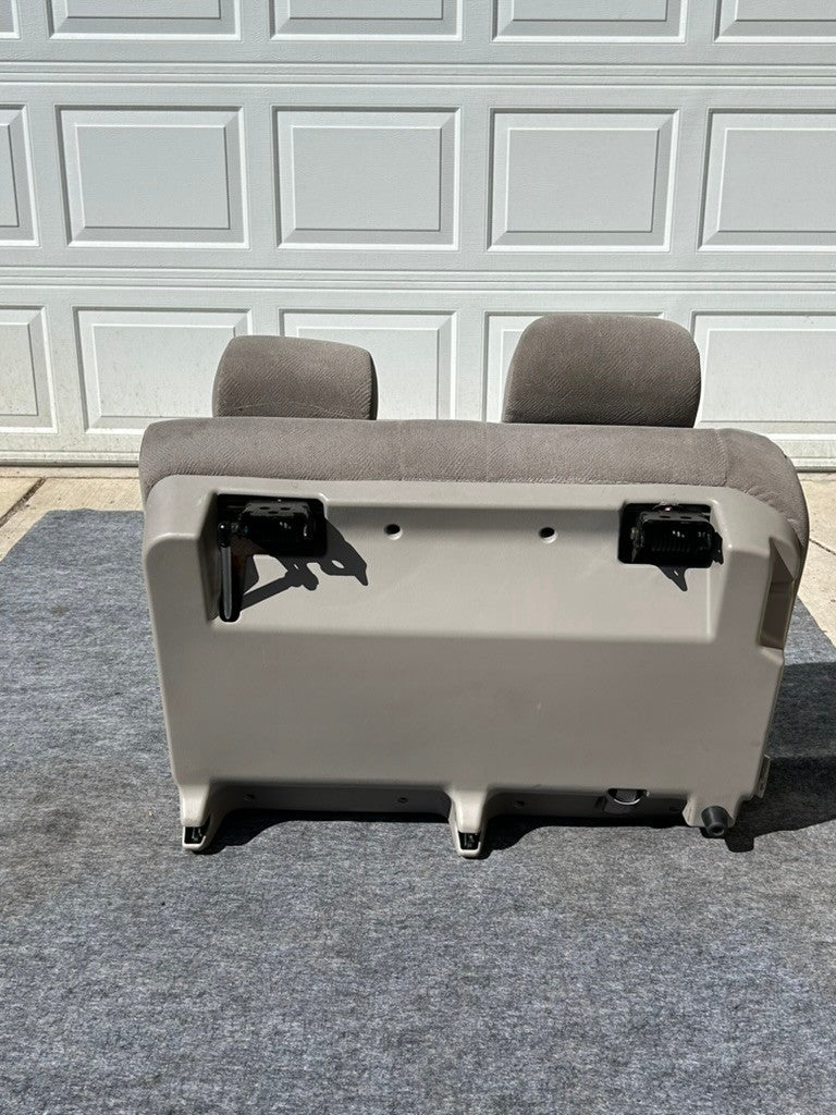 2001-2004 Toyota Sequoia Rear Second Bench Seat Left Gray Cloth OEM