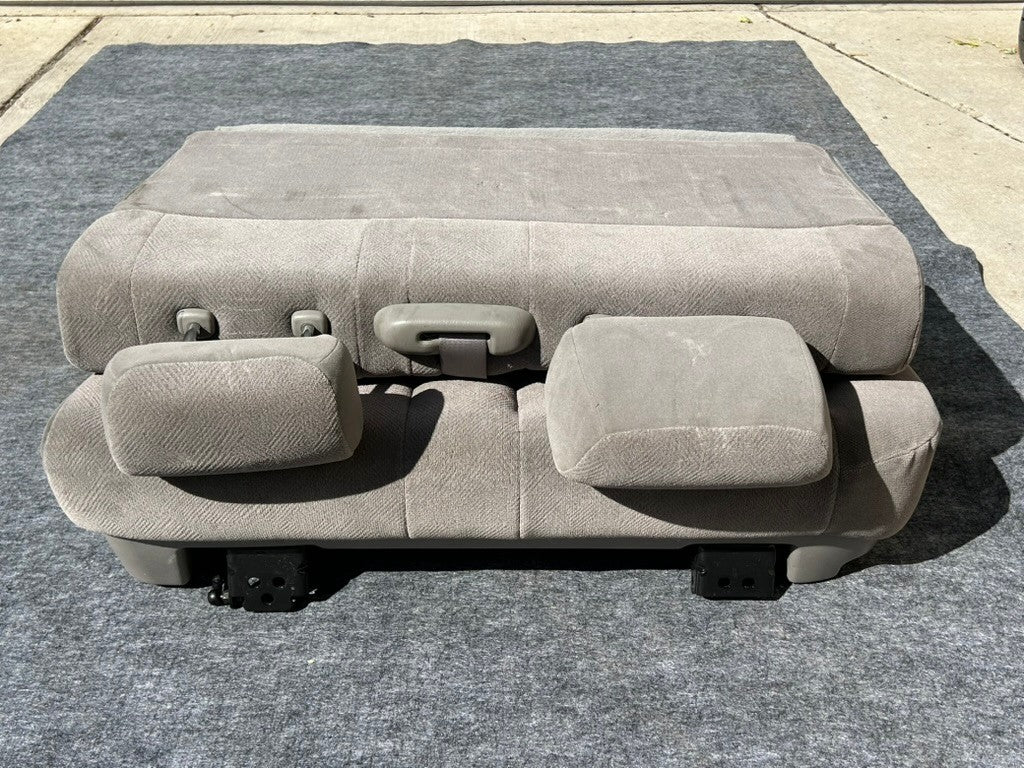 2001-2004 Toyota Sequoia Rear Second Bench Seat Left Gray Cloth OEM