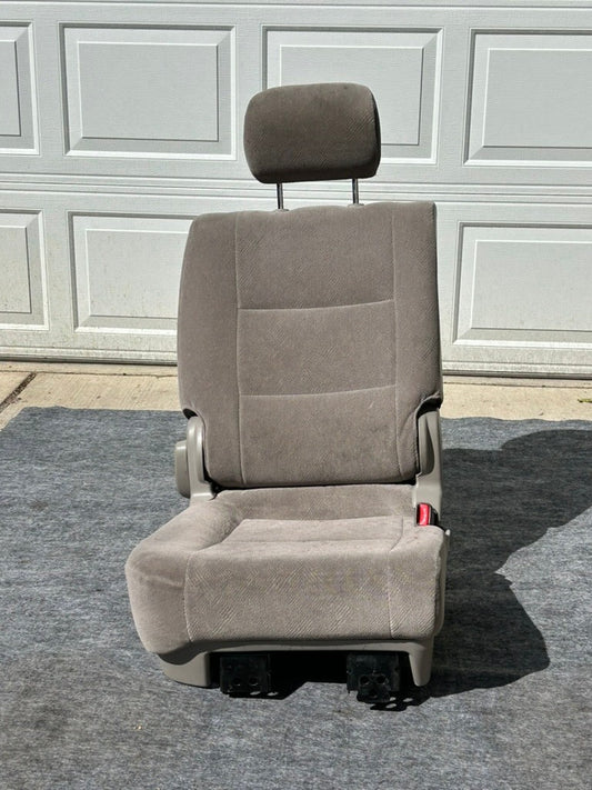 2001-2004 Toyota Sequoia Rear Second Row Bench Seat Right Gray Cloth OEM