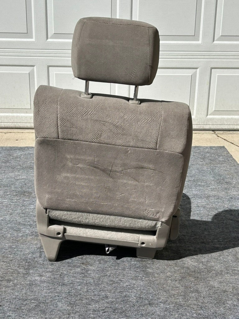 2001-2004 Toyota Sequoia Rear Second Row Bench Seat Right Gray Cloth OEM