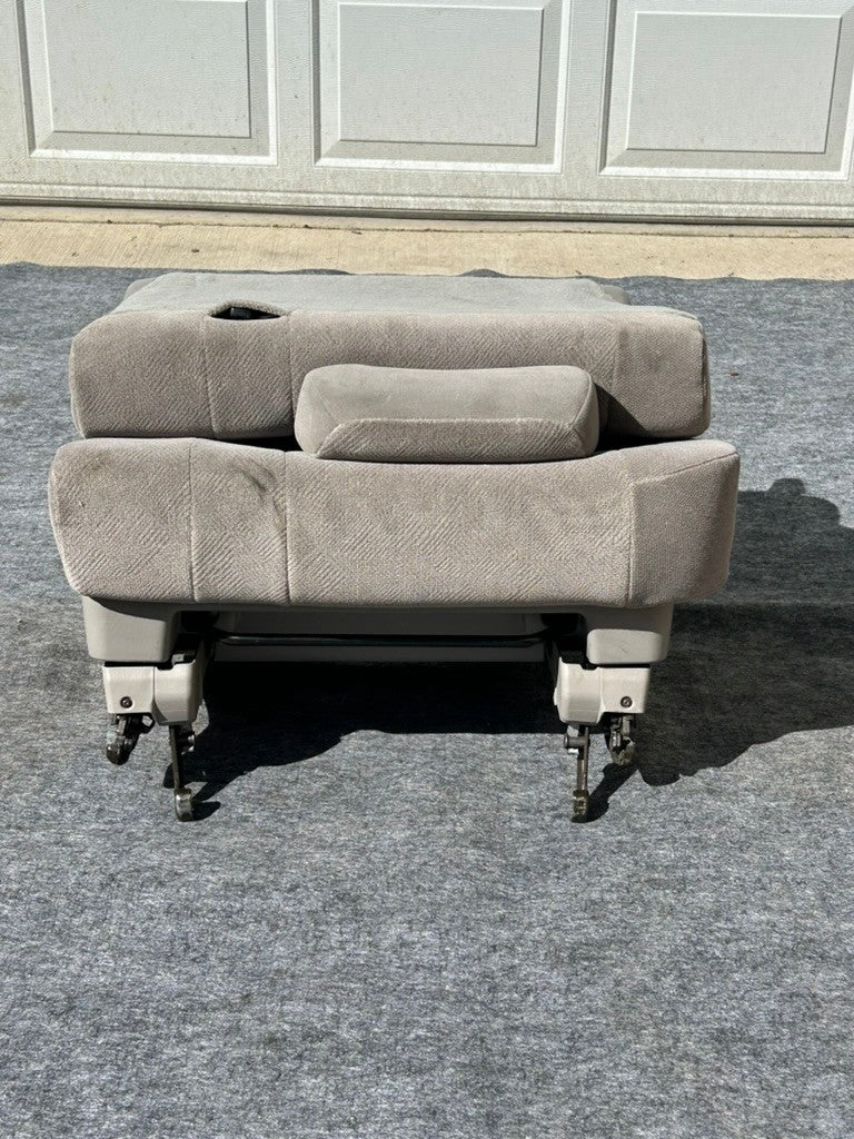 2001-2004 Toyota Sequoia Back Seat 3rd Row Left Side Gray Cloth OEM - Used