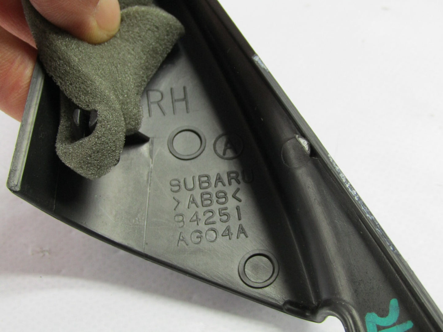 2005-2009 Subaru Outback Right Side Window Corner Mirror Bolt Trim Cover OEM