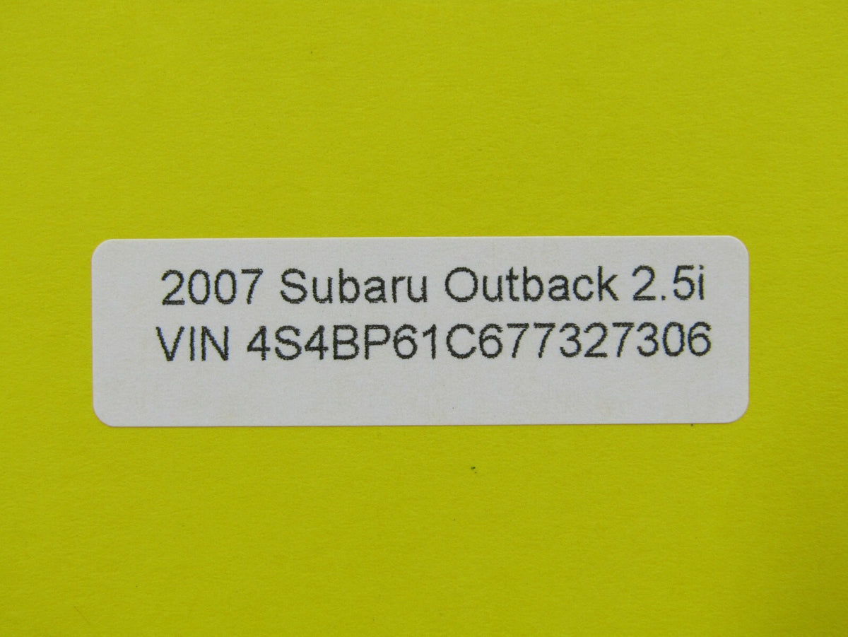 05-09 Subaru Outback Left Window Corner Mirror Bolt Trim Cover OEM 94251AG05A