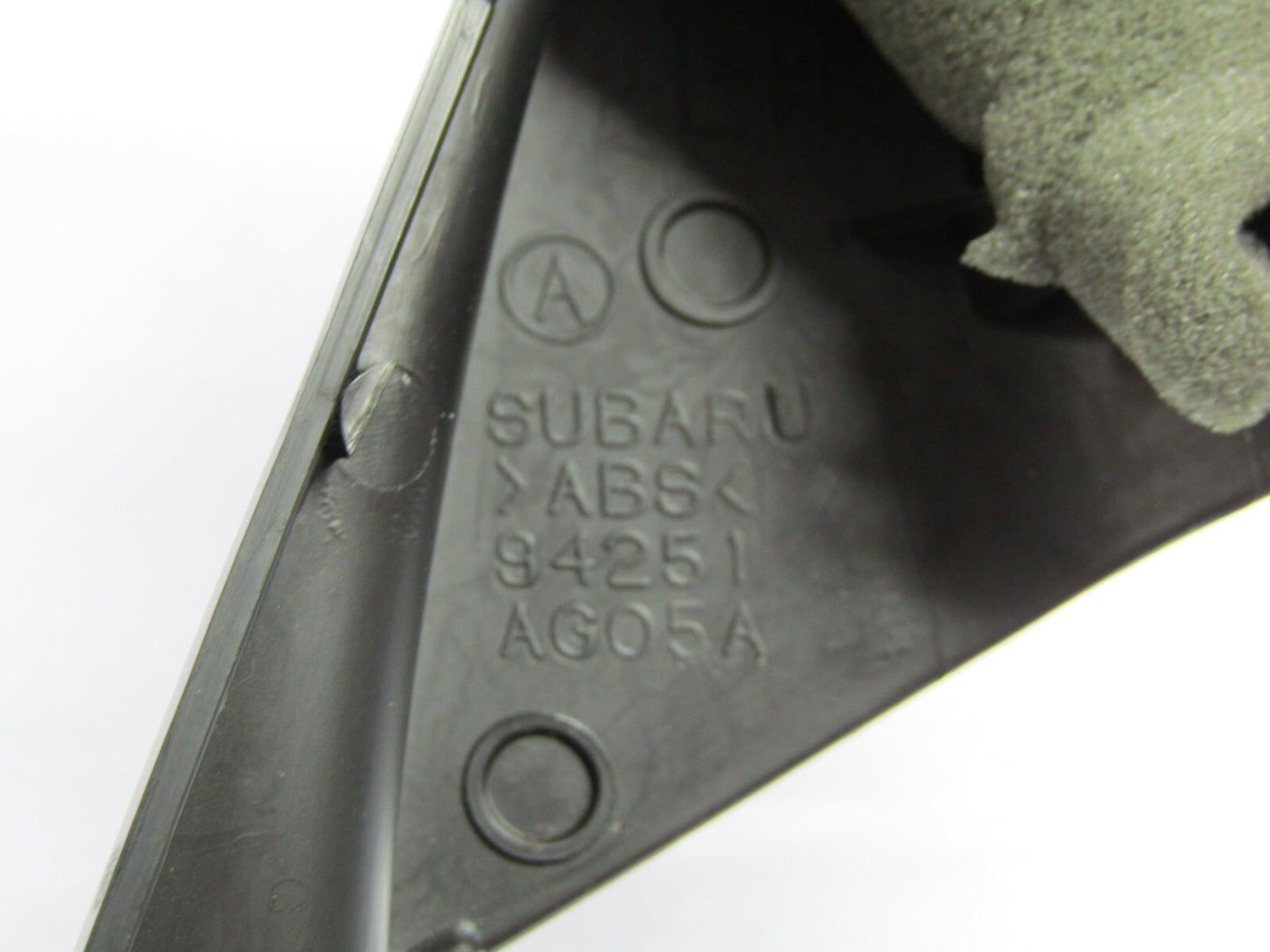 2005-2009 Subaru Outback Left Side Window Corner Mirror Bolt Trim Cover OEM