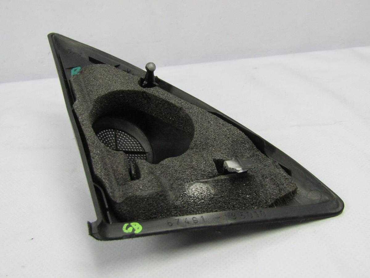 96-02 Toyota 4Runner Right Front Tweeter Speaker Corner Cover OEM 67491-35010-C0