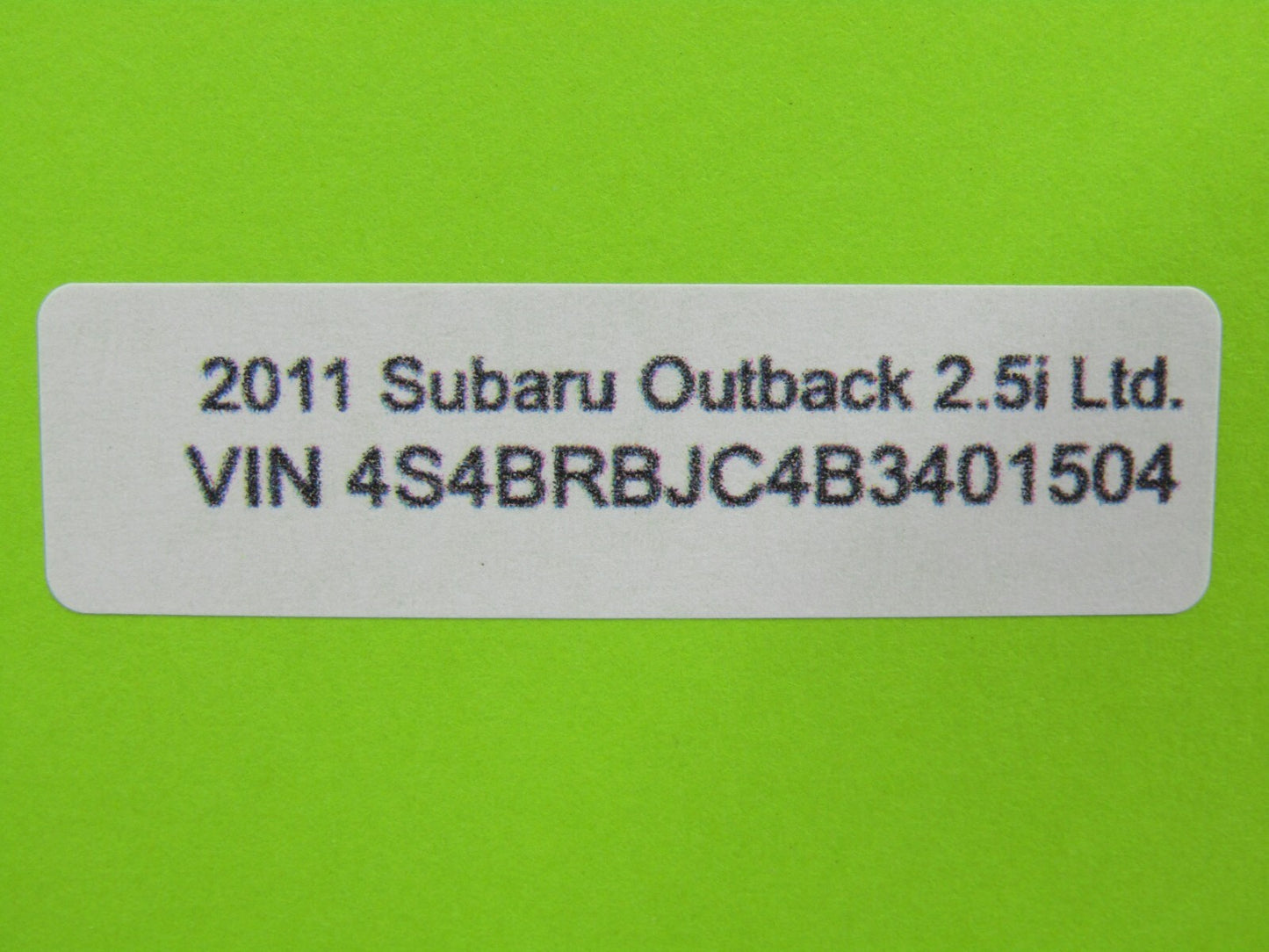 2010-2014 Subaru Outback Front Right Side Interior Mirror Corner Cover Gusset OE