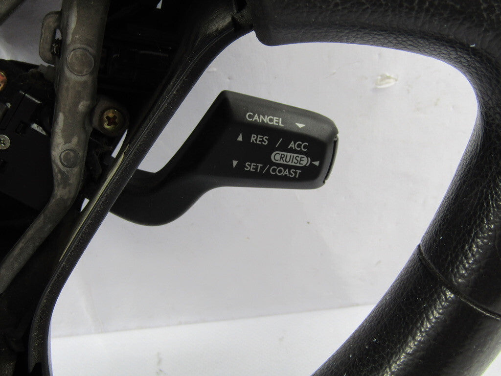 2005-2007 Subaru Legacy Outback Steering Wheel & Cruise Control Black Rubber