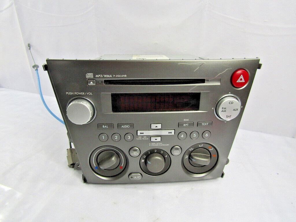 2009 Subaru Outback MP3 CD Stereo Radio Climate Control Unit 86201AG72A OEM