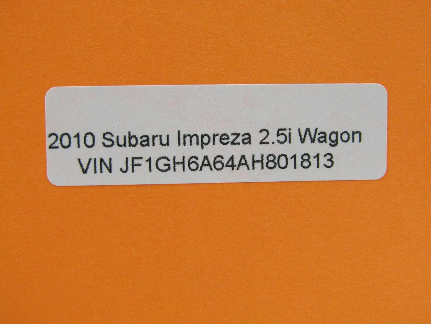 2008-2010 Subaru Impreza Wagon Emergency Spare Tire Scissor Floor Jack Lift OEM