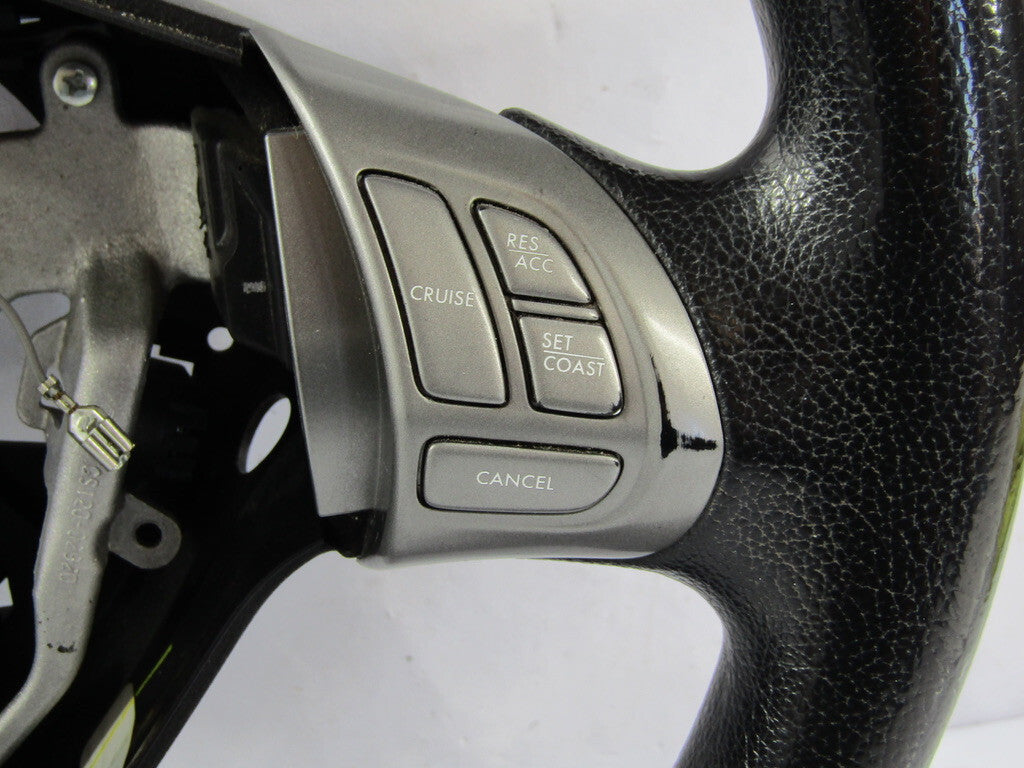 2009 Subaru Legacy Outback Limited Steering Wheel with Cruise Control Black OEM