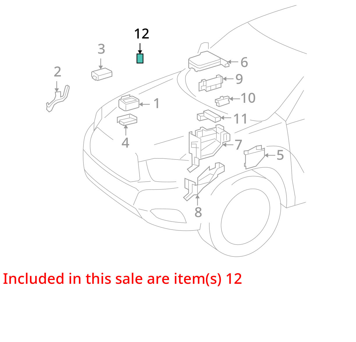 2001-2007 Toyota Sequoia Relay 90084-98032 OEM