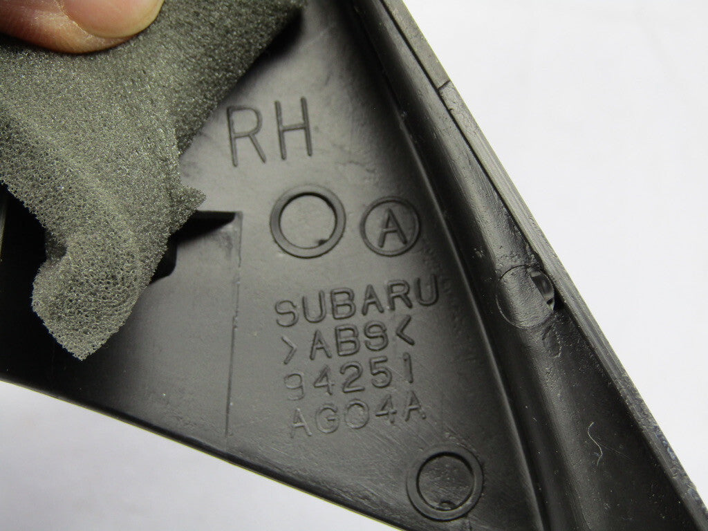 2005-2009 Subaru Outback Right Side Window Corner Mirror Bolt Trim Cover OEM