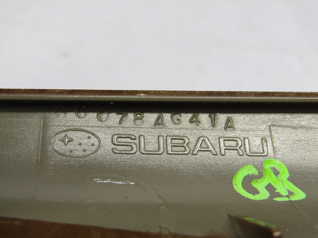 2008-2009 Subaru Outback Center Console Left Wood Grain Panel Trim OEM