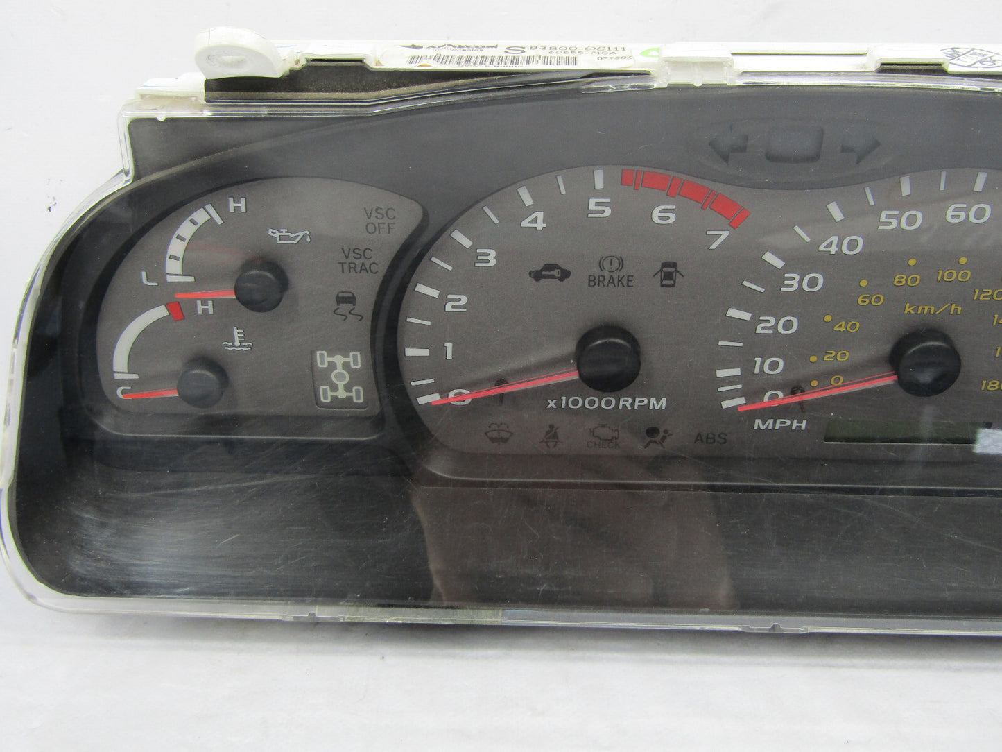 2001-2004 Toyota Sequoia SR5 4X4 Instrument Speedometer Cluster 83800-0C111 OEM