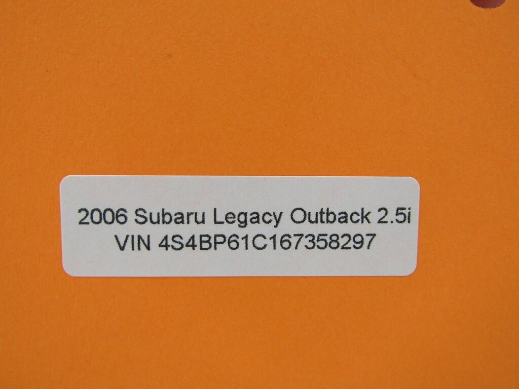 2006 Subaru Legacy Outback Delphi Occupant Sensor 98226AG02B OEM