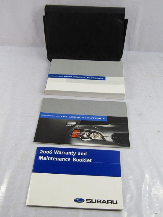 2006 Subaru Legacy Outback Owner's Manual Guide with Case OEM