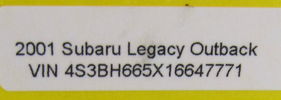 2000-2004 Subaru Legacy Outback Right Rear Power Door Window Motor OEM