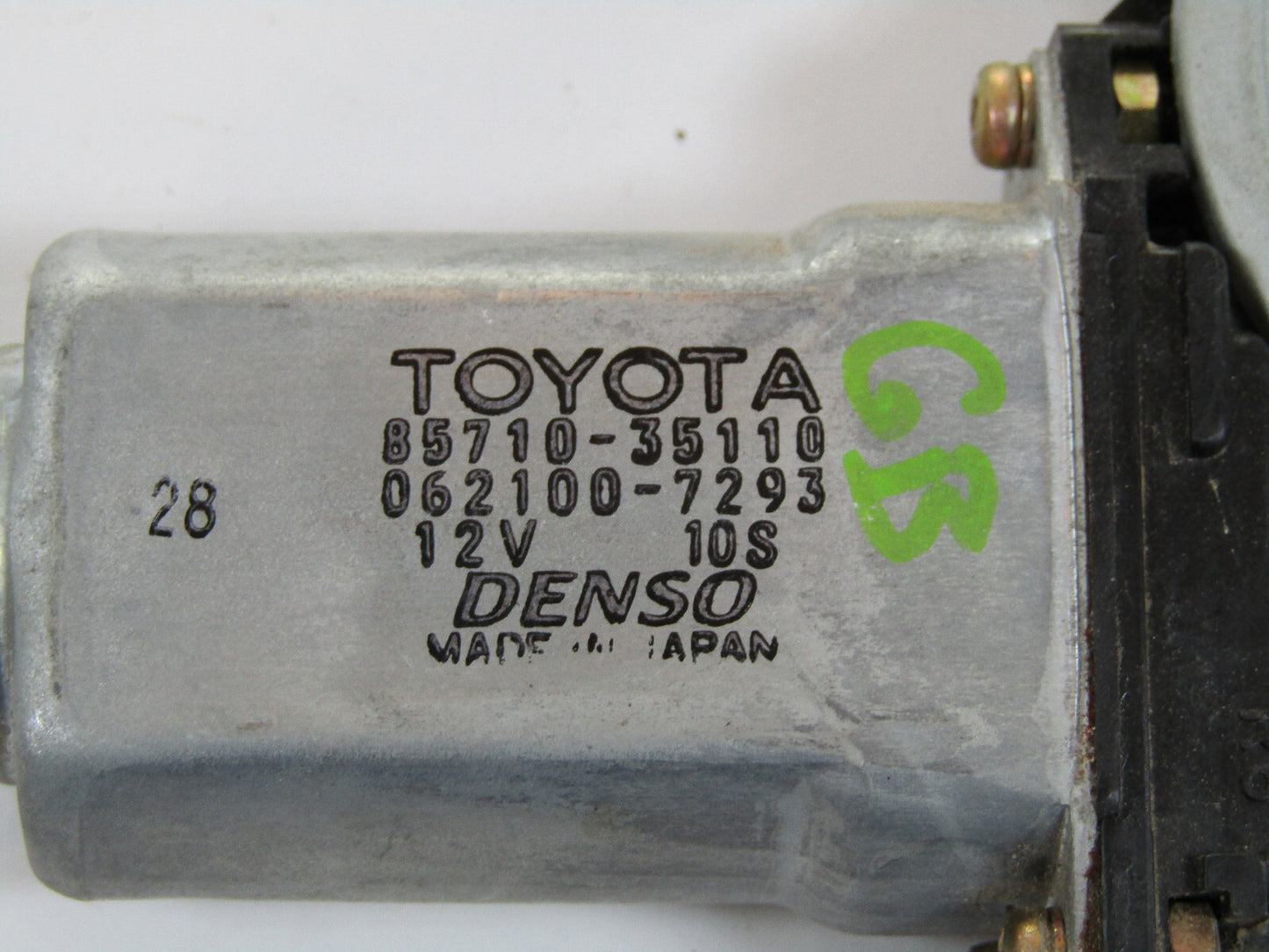 1996-2002 Toyota 4Runner Rear Right Power Window Motor OEM