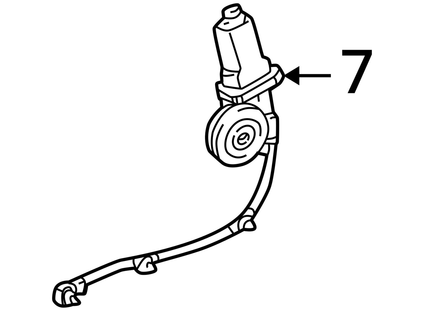 1999-2003 Lexus RX300 Rear Left Window Motor 85710-48030 OEM