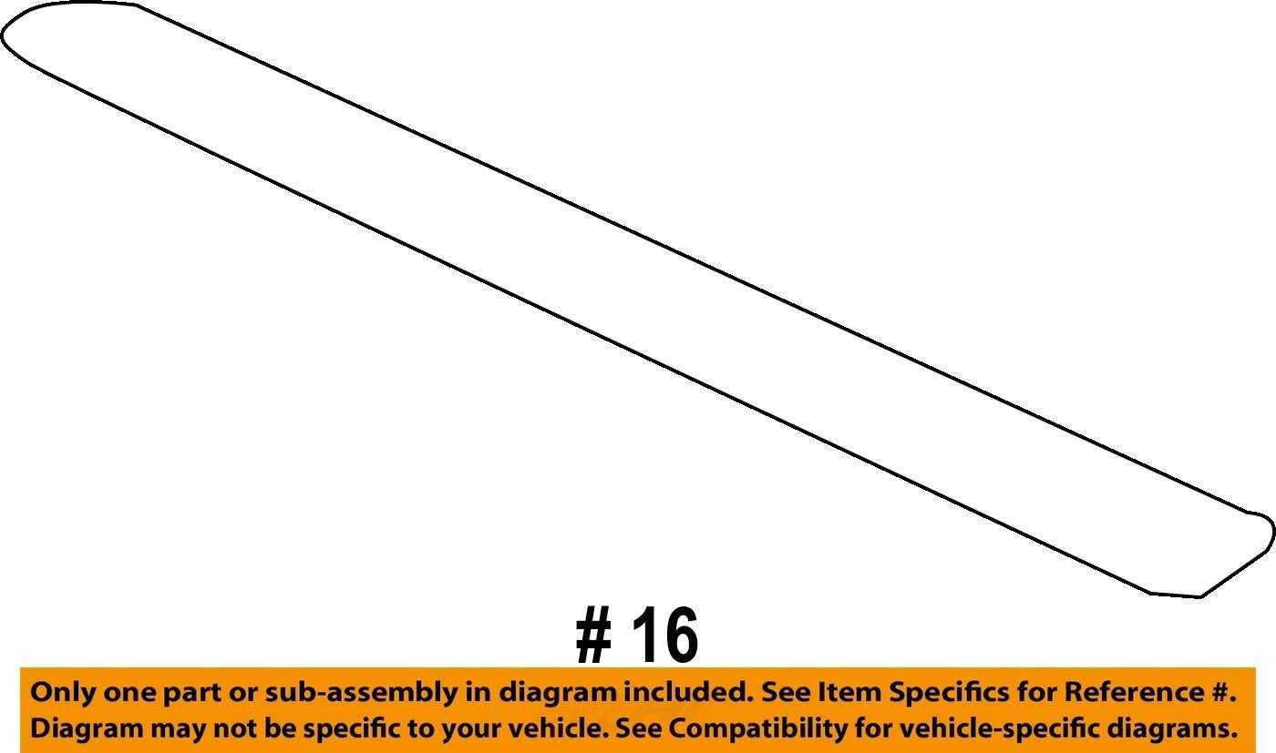 2017-2018 Subaru Forester Left Ornament Panel 66077FJ210 Trim OEM